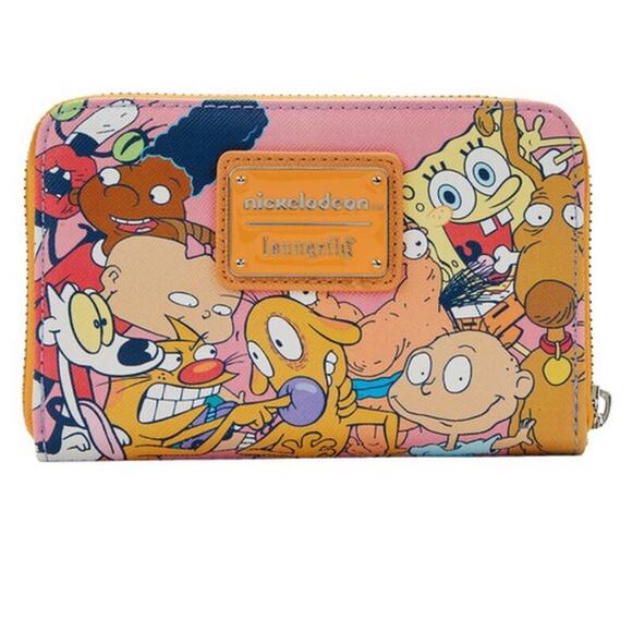 Loungefly Nickelodeon Nick 90s Zip Around Wallet - Picture 3 of 6